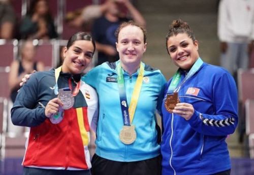 Фотография к новости: Казахстанка завоевала золото Всемирных игр-2022 по карате