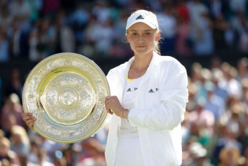 Фотография к новости: Елена Рыбакина поблагодарила казахстанцев за поддержку