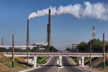 Фотография к новости: Авария на заводе "Казфосфат": жителей Тараза просят сохранять спокойствие