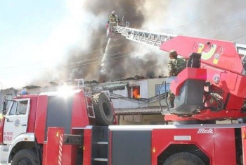 Фотография к новости: Два пожара за день потушили в одном из ЖК в Атырау