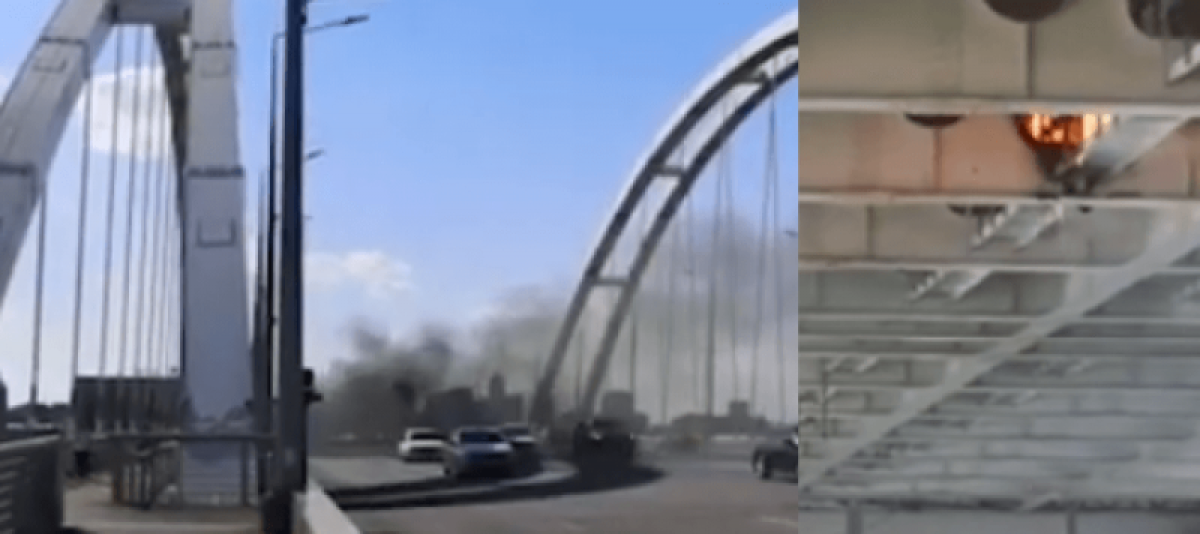Потушен пожар на мосту в Нур-Султане