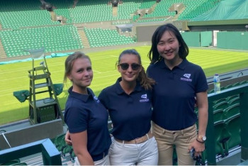 Фотография к новости: Четыре судьи из Казахстана впервые в истории отработали на турнире "Большого шлема"