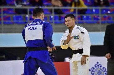 Фотография к новости: Казахстан завоевал золото на Гран-при по дзюдо