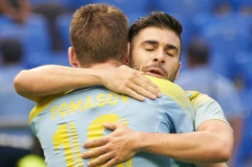 Фотография к новости: "Астана" обыграла клуб "Шахтёр" в Кубке Казахстана