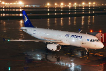 Фотография к новости: Вылетевший из Алматы в Мале борт Air Astana вернулся назад из-за технеполадок