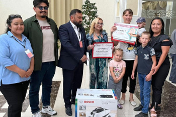 Многодетной карагандинке подарили дом