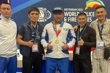 Фотография к новости: Спортсмен из Актау завоевал "золото" на Всемирных играх полицейских и пожарных