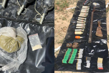 Фотография к новости: Еще один оружейный тайник нашли полицейские Алматы