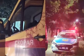 Фотография к новости: Карету скорой помощи угнал лихач в Алматы