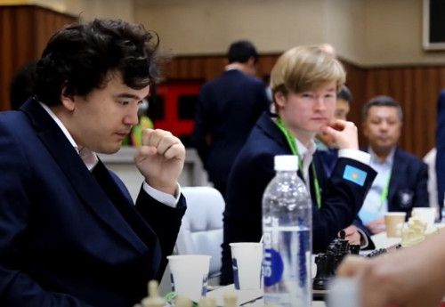 Фотография к новости: Мужская сборная РК одержала прорывную победу в седьмом туре шахматной олимпиады