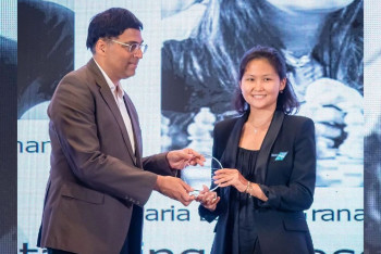 Фотография к новости: Бибисара Асаубаева завоевала титул лучшей шахматистки Азии среди женщин