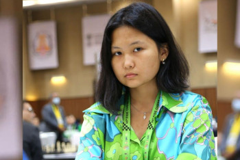 Фотография к новости: Президент поздравил Бибисару Асаубаеву с наградой от ФИДЕ