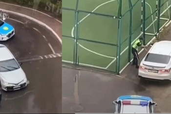 Фотография к новости: Полицейская погоня в Нур-Султане: мужчину лишили водительских прав