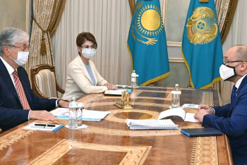 Фотография к новости: Даурен Абаев отчитался перед президентом о популяризации массового и детского спорта