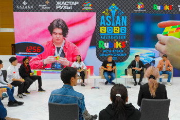 Фотография к новости: 116 лучших спидкуберов приехали в Нур-Султан на Чемпионат Азии