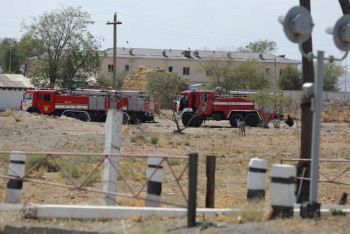 Фотография к новости: Взрывы в воинской части Тараза: бывший военачальник заявил, что это был поджог