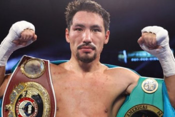 Фотография к новости: Жанибек Алимханулы стал чемпионом мира по боксу по версии WBO