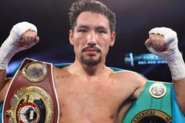 Фотография к новости: Жанибек Алимханулы стал чемпионом мира по боксу по версии WBO