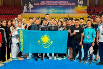 Фотография к новости: Семь медалей привезли казахстанцы с чемпионата Азии по таэквондо