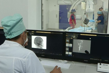 Новейшее оборудование для операций на мозге установили в Шымкенте