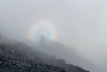 Фотография к новости: Призрака сняли в алматинских горах