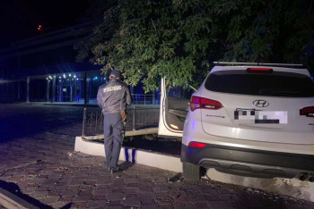 Фотография к новости: Пьяный водитель испугался полицейских и спровоцировал ДТП