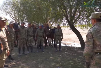 Фотография к новости: Самый длинный в истории марш-бросок на боевых конях совершили военнослужащие РК