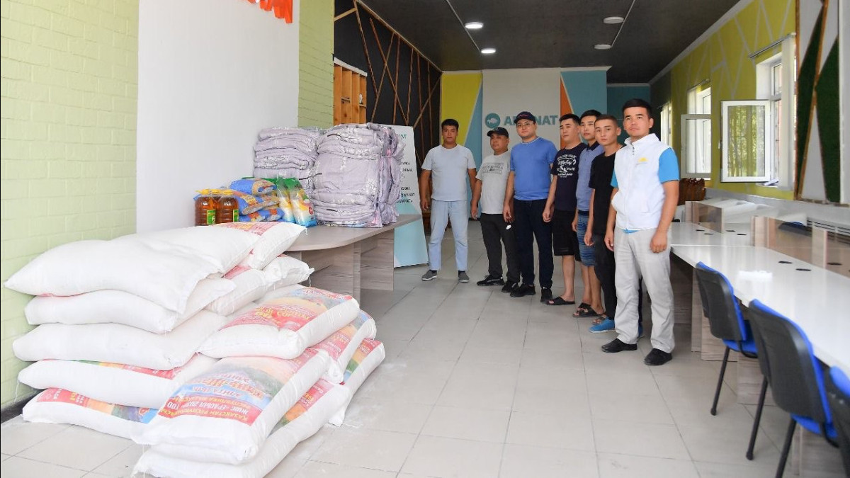 Волонтёры "Жастар Рухы" из Туркестанской области выезжают в Костанай