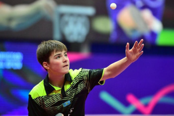 Казахстанец впервые в истории завоевал медаль чемпионата Азии по настольному теннису