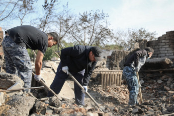 Пропавшего мужчину ищут под завалами в Костанайской области. Репортаж BaigeNews.kz