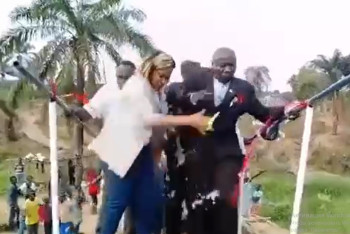 Фотография к новости: Мост в Конго рухнул во время церемонии его открытия