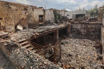 Владельцы восстанавливают здания, пострадавшие от взрыва в Костанае. Фоторепортаж