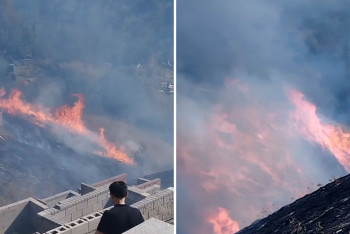 60 могил пострадало в результате пожара на Кенсайском кладбище