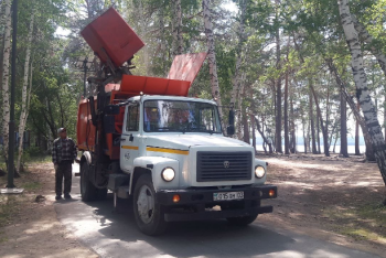 Фотография к новости: Более 1300 тонн мусора вывезли из нацпарка "Бурабай"