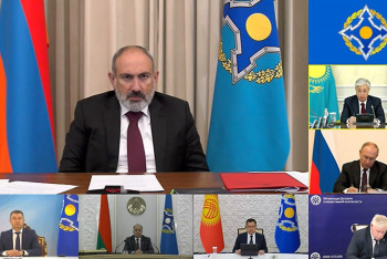 Сессия ОДКБ: Токаев призвал к мирному урегулированию конфликта Армении и Азербайджана