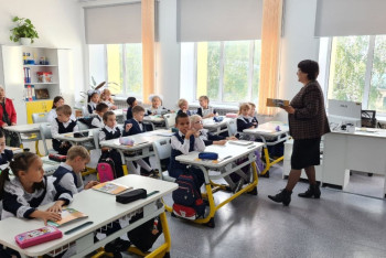 Фотография к новости: "Қазақстан халқына" оснастил первую опорную школу в Акмолинской области