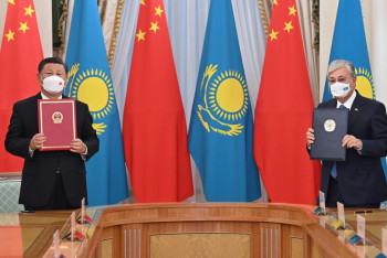 Фотография к новости: Китай был и остается доверительным другом и надежным партнером Казахстана - Си Цзиньпин