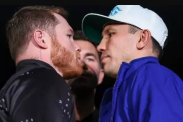 Фотография к новости: Долгожданная трилогия: Головкин и "Канело" прибыли на T-Mobile Arena