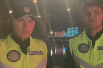 Фотография к новости: Прыгнувшего с моста мужчину спасли полицейские в Атырау