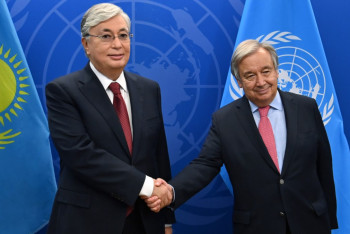 Фотография к новости: Токаев пригласил генсека ООН совершить визит в Казахстан