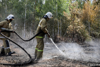 Фотография к новости: "Не исключаю человеческого фактора" - глава МЧС о причинах пожара в Костанайской области