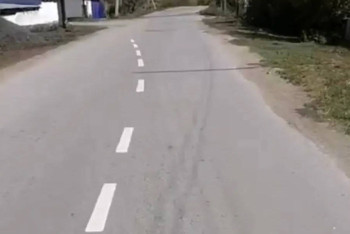 "Кривую" разметку заметили на автодороге Усть-Каменогорск – Алтай