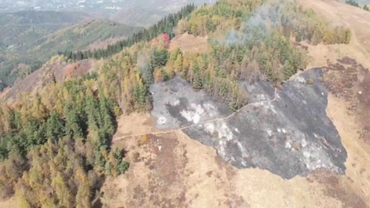 Пожар в урочище Кок-Жайлау ликвидирован