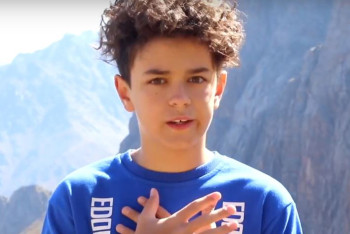 Фотография к новости: Конкурсант "Детского Евровидения" показал своё выступление на концерте Димаша Кудайбергена