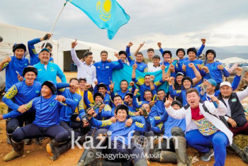 Фотография к новости: Казахстан завоевал три золота на Всемирных играх кочевников в Турции