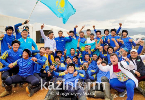 Фотография к новости: Казахстан завоевал три золота на Всемирных играх кочевников в Турции