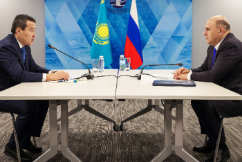 Фотография к новости: Главы правительств Казахстана и России встретились в Москве