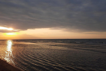 Уровень воды в Каспийском море снизился на 35 сантиметров