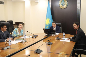 Фотография к новости: Дархан Кыдырали побеседовал с представителем ОБСЕ по вопросам свободы СМИ