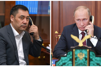 Фотография к новости: Путин и президент Кыргызстана договорились встретиться в Астане